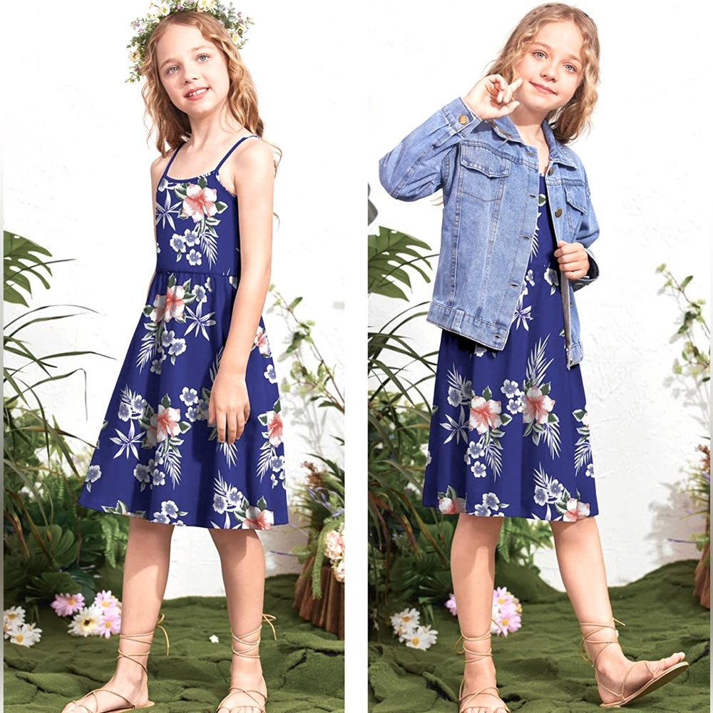 BNWT-Girls flower dress